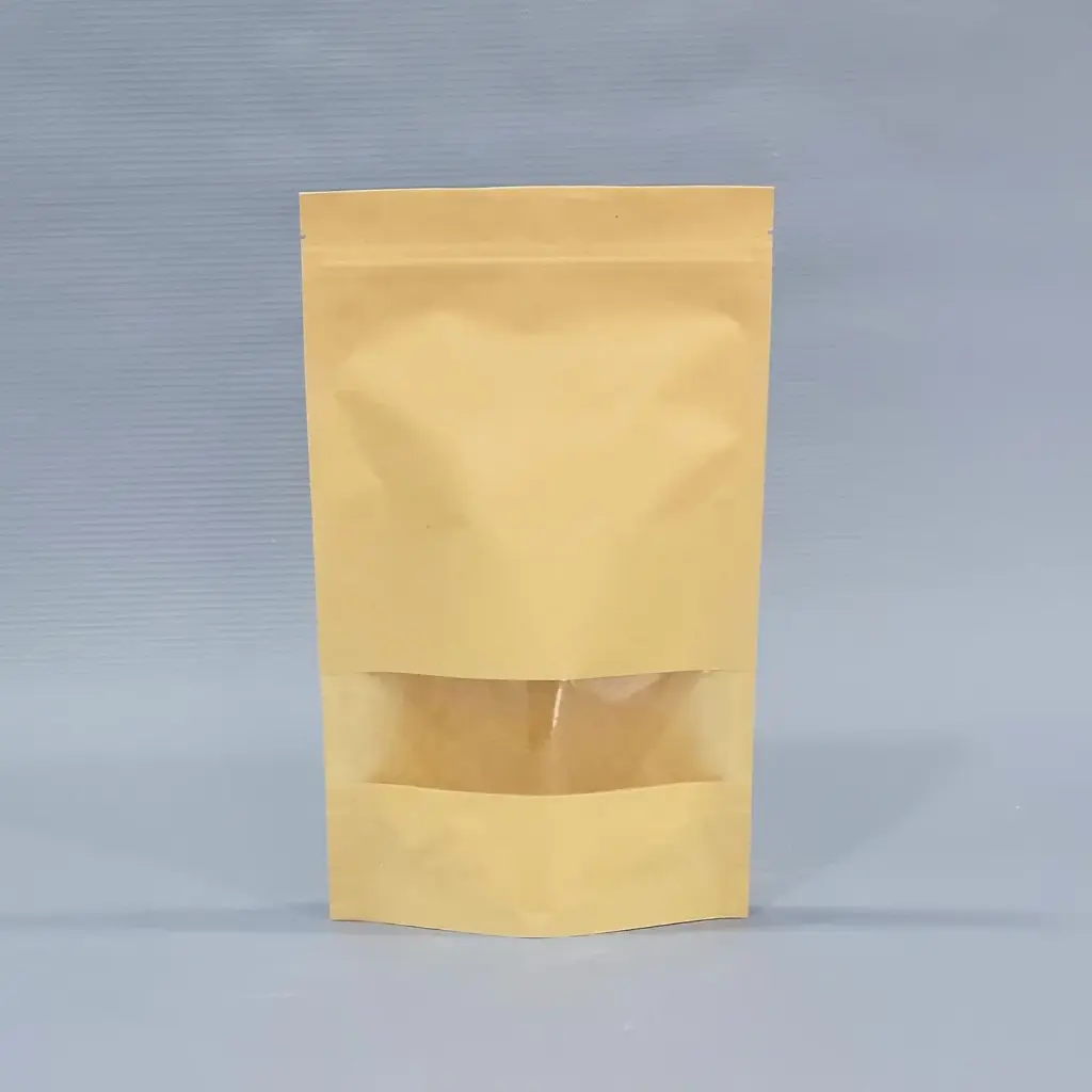 Embalaje kraft con ventana / 16*26cm / 50p.