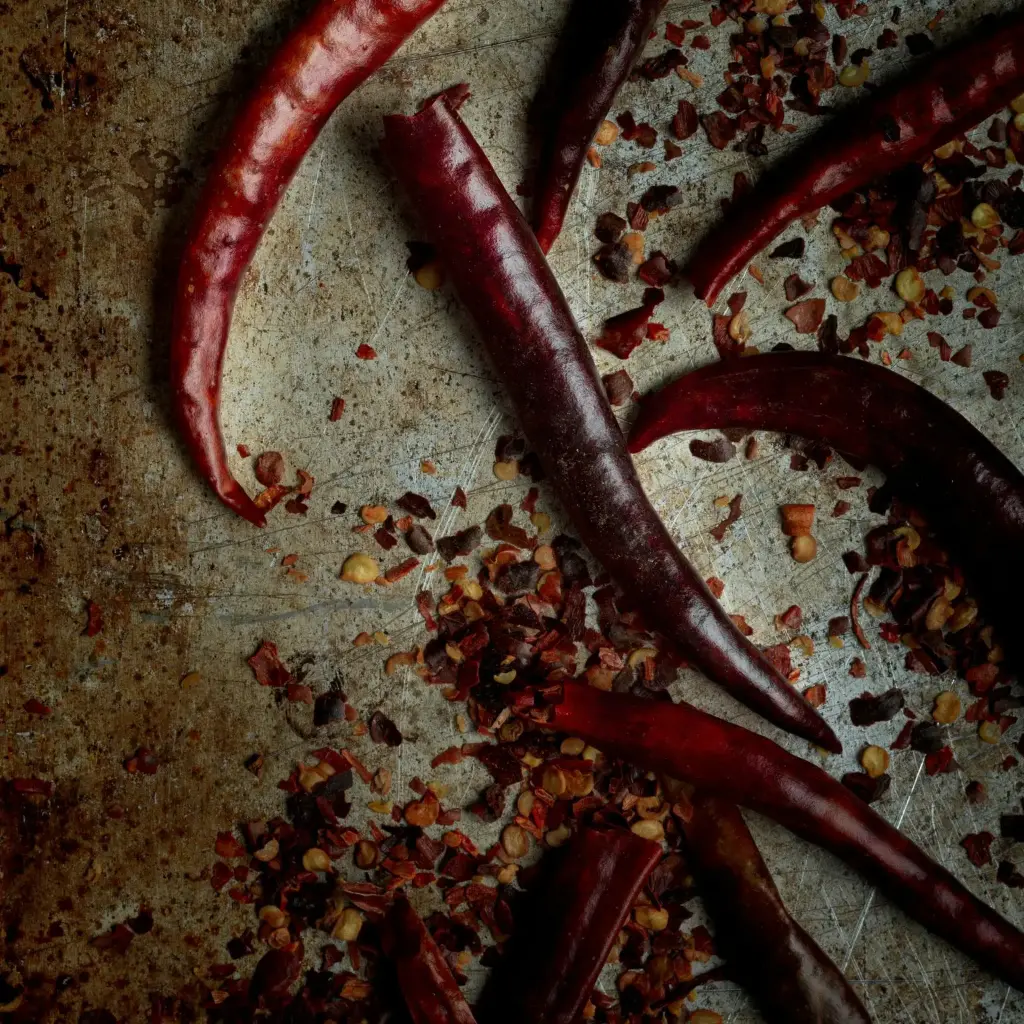 Chili crushed mit Saat / Bio / 1kg