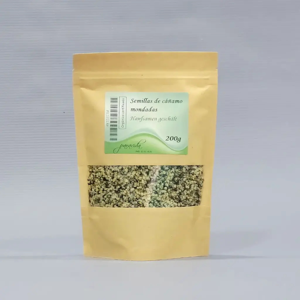 Shelled hemp seeds / organic / 200g