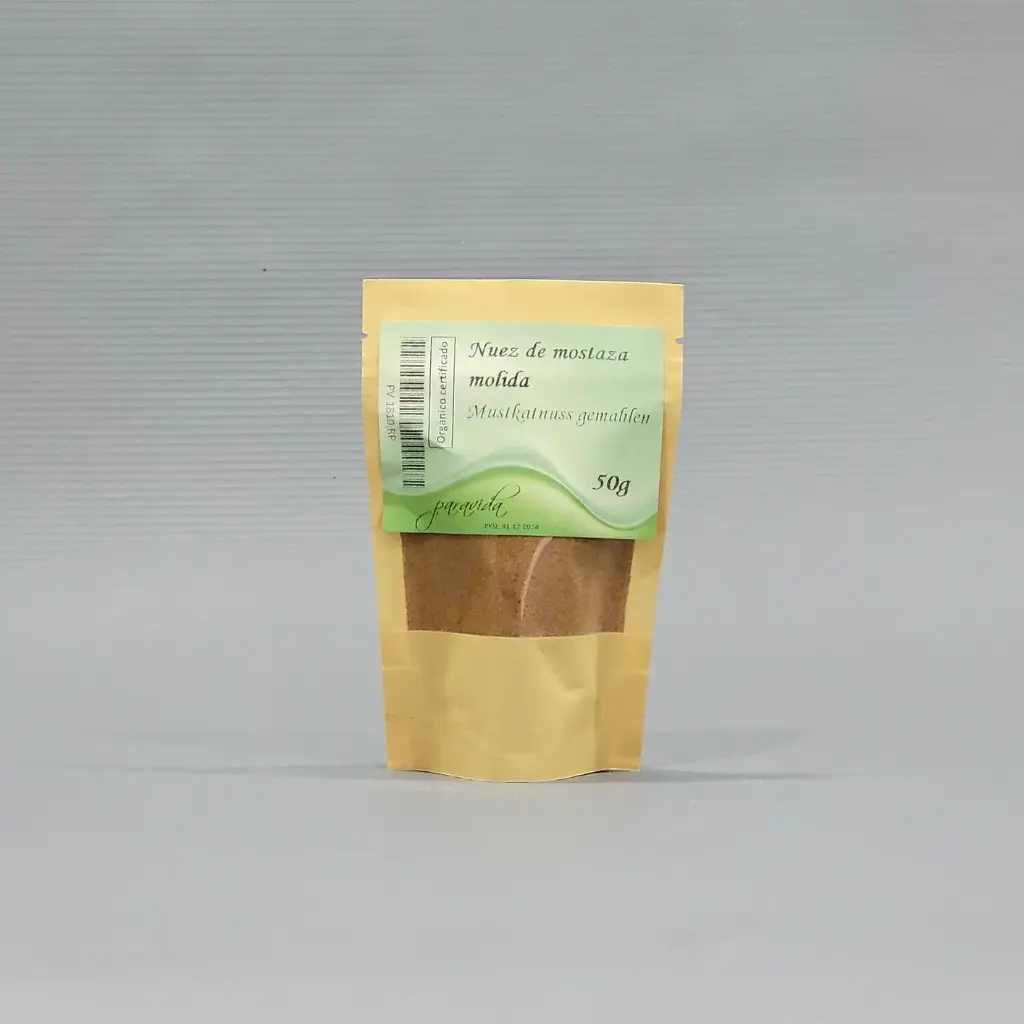 Ground nutmeg / organic / 50g