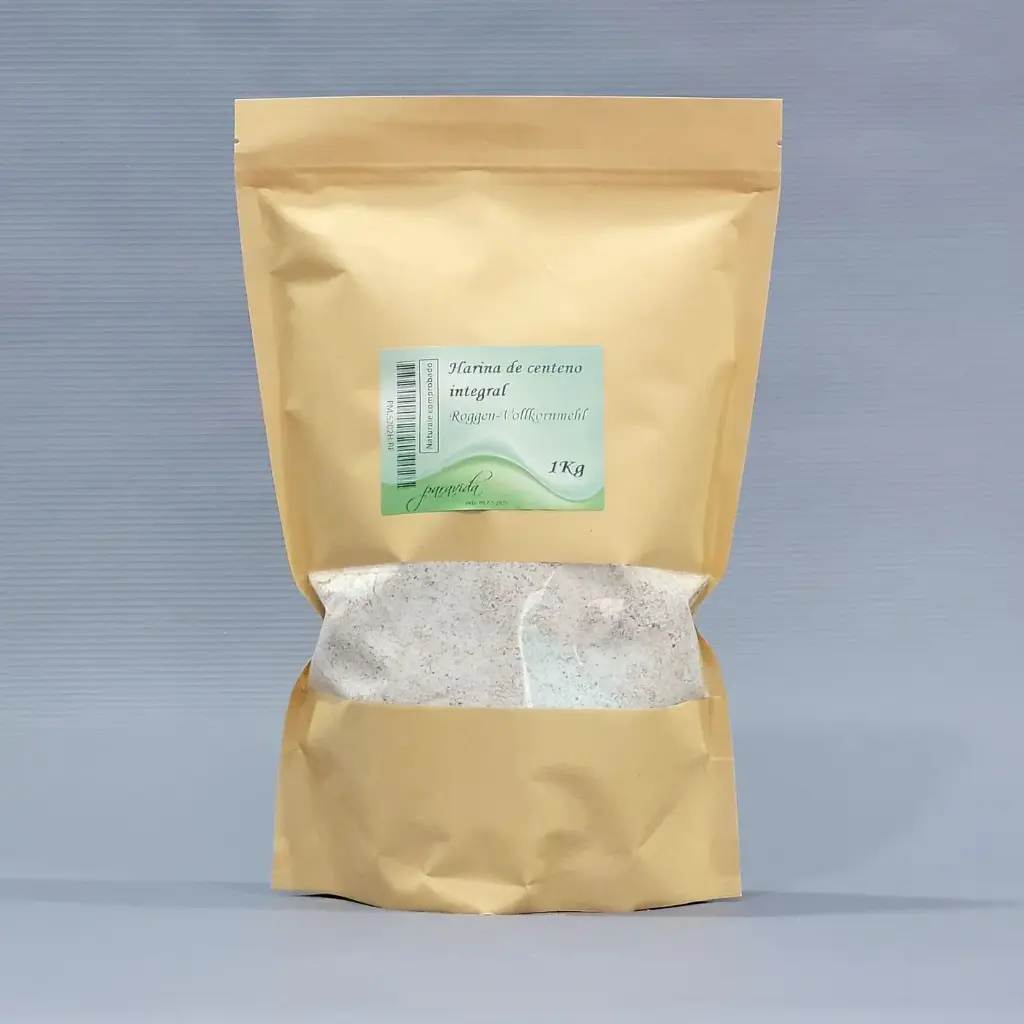 Harina integral de centeno / orgánica / 1Kg