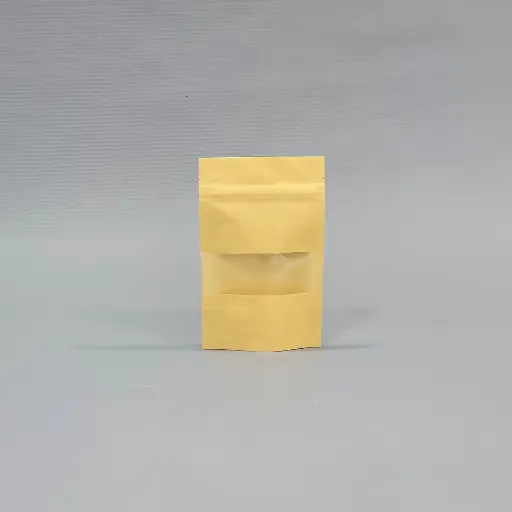 [ST.6230.RG50] Embalaje kraft con ventana / 9*14cm / 50p.