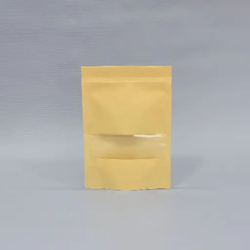 [ST.6231.RG50] Doypack mit Fenster / 14*20cm / 50p.